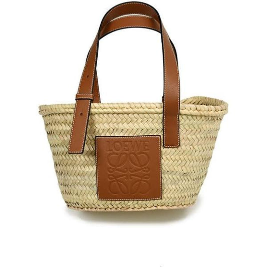 ロエベ スモールバスケットバッグ ナチュラル タン イタリア